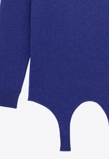 Saint Laurent Cashmere Long-Sleeved Turtleneck Sweater 806969YALL2_4069_Blue_29853267