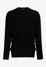 Versace Wool Crewneck Sweater Black 10117901A08069_1B000_Black_29841358