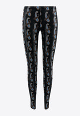 Etro Paisley Print Leggings Black 118655253_0001_MultiColour_29843609