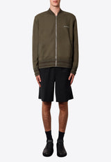 Givenchy 4G Logo Print Wool Bomber Jacket Green BM014A4YFP_305_Green_29847984