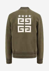 Givenchy 4G Logo Print Wool Bomber Jacket Green BM014A4YFP_305_Green_29847984