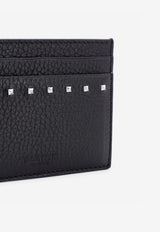Valentino Rockstud Leather Cardholder Black 6Y2P0V18PDX_0NO_Black_29840051