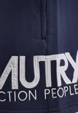 Autry Embroidered Logo Track Shorts Blue SHIW410B_410B_Blue_29847794