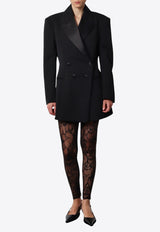 Givenchy Double-Breasted Tailored Blazer Black BW30KH15YR_001_Black_29845179