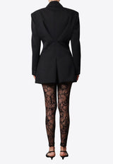 Givenchy Double-Breasted Tailored Blazer Black BW30KH15YR_001_Black_29845179