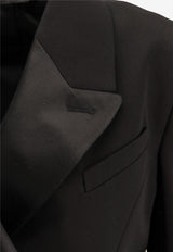 Givenchy Double-Breasted Tailored Blazer Black BW30KH15YR_001_Black_29845179