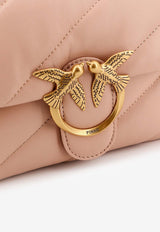 PINKO Love Birds Quilted Leather Crossbody Bag Pink 100039A0F2_O81Q_Pink_29842645