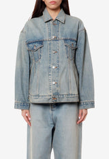 Balenciaga Washed Denim Jacket Blue 773776TJW79_4076_Blue_29841103