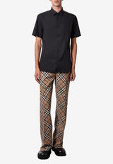 Burberry Embroidered EKD Short-Sleeved Shirt Black 8079596_A1189_Black_29840629