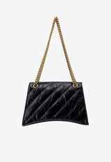Balenciaga Medium Crush Quilted Leather Shoulder Bag Black 785602210J1_1000_Black_29839814