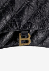 Balenciaga Medium Crush Quilted Leather Shoulder Bag Black 785602210J1_1000_Black_29839814