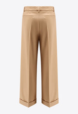 Valentino Wool Tailored Pants Beige 7V3RBJ709EB9RN_New camel_29840986