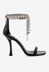 Jimmy Choo Verity 100 Crystal Embellished Leather Sandals Black VERITY100BYK_BLACK_Black_29847003