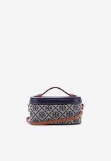 Tory Burch T-Monogram Leather Pouch Bag Navy 165010405_Tory navy_29841664
