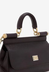 Dolce & Gabbana Small Sicily Leather Top Handle Bag Black BB7116B100180999_Black_29842386