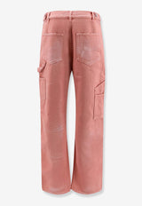 PINKO Praia Straight-Leg Jeans Pink 104641A2HU_N56_Pink_29839329