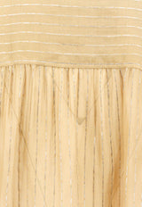 Chloè Silk Blouse with Frontal-Bow Beige C24AHT7001_736_Beige_29847052