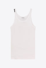 Dolce & Gabbana Logo Label Tank Top White M8C19JONN96_W0800_White_29847105
