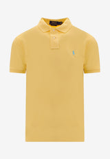 Polo Ralph Lauren Embroidered Logo Polo T-shirt Yellow 710795080_003_Yellow_29840971