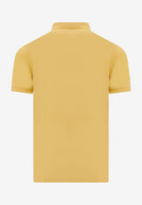 Polo Ralph Lauren Embroidered Logo Polo T-shirt Yellow 710795080_003_Yellow_29840971