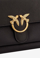 PINKO Love Birds Soft Leather Shoulder Bag Black 104527A29Q_Z99Q_Black_29839916