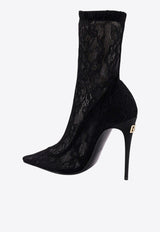 Dolce & Gabbana Lollo 105 Lace Ankle Boots Black CT0959AP739_8B956_Black_29843513