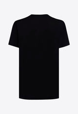 Dolce & Gabbana Logo Plaque Crewneck T-shirt Black G8PT1TG7F2I_N0000_Black_29843022