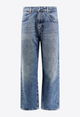 Givenchy Straight-Leg Faded Jeans Blue BM51E35Y99_415_Blue_29844744