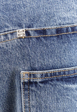 Givenchy Straight-Leg Faded Jeans Blue BM51E35Y99_415_Blue_29844744