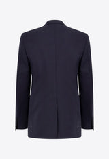 Tom Ford Satin Trim Single-Breasted Tuxedo Suit Navy 2ESPT1WES01UCA_INK_29839449