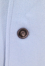 AMI PARIS Single-Breasted Wool Coat Sky Blue FC0307WV0016_468_Blue_29846960