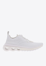 Ferragamo Nima Knit Low-Top Sneakers White 021285760648_BIANCO_White_29839035