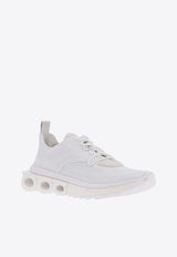 Ferragamo Nima Knit Low-Top Sneakers White 021285760648_BIANCO_White_29839035