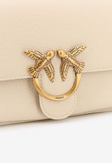PINKO Love Birds Leather Shoulder Bag Cream 104528A29Q_Z14Q_White_29838998