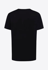 Dolce & Gabbana Logo Plaque Crewneck T-shirt Black G8PT1TG7F2IN0000_Black_29843198