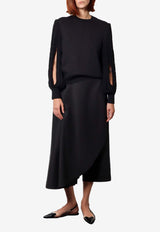 Alaïa Fringed Wool Sweater Black AA9S03196M902_995_Black_29838069