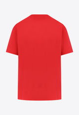 Valentino Le Chat De La Maison Printed T-shirt Raspberry 7V3MG16PB32BR3_Raspberry/burro_29844861