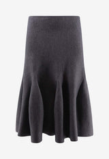 Alaïa Peplum Wool Skirt Gray AA9J22266M904_821_Grey_29838038