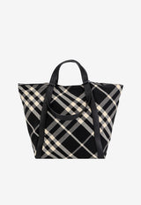 Burberry Signature Check Tote Bag Black 8086476_A1189_Black_29838555