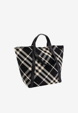 Burberry Signature Check Tote Bag Black 8086476_A1189_Black_29838555