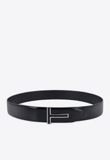 Tom Ford T Buckle Leather Belt Black TB247LCL052S1N001_Black_29839603