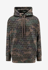 Valentino Toile Iconographe Camo Hooded Sweatshirt Green 5V3MF25EABA_ZCX_Green_29840294