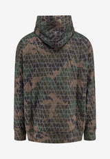 Valentino Toile Iconographe Camo Hooded Sweatshirt Green 5V3MF25EABA_ZCX_Green_29840294