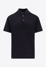 Givenchy Embroidered 4G Polo T-shirt Black BM71KR3YCD_001_Black_29839802
