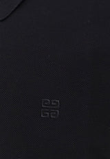 Givenchy Embroidered 4G Polo T-shirt Black BM71KR3YCD_001_Black_29839802