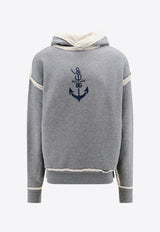Dolce & Gabbana Marina Print Hooded Sweatshirt Gray G9AUOTHU7P8_S8290_Grey_29844571