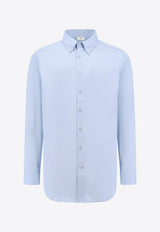 Etro Pegaso Embroidered Button-Up Shirt Light Blue MRIB0006AV202_B1581_Blue_29840946