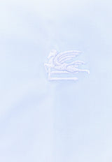 Etro Pegaso Embroidered Button-Up Shirt Light Blue MRIB0006AV202_B1581_Blue_29840946