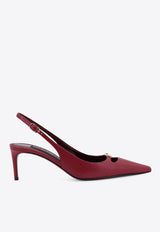 Dolce & Gabbana Lollo 60 Leather Slingback Pumps Bordeaux CG0796A195380346_Bordeaux_29844622