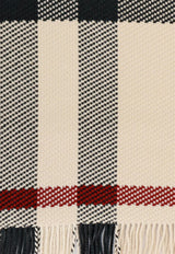 Burberry Checked Wool Scarf Beige 8079240_A1450_Beige_29844455